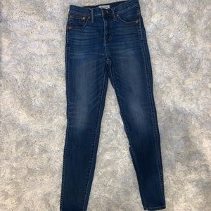Madewell straight leg lights wash jeans